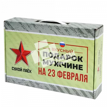 Коробка под индивидуальный рацион питание 300х200х65 мм
