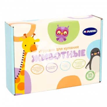 Коробка под игрушки для купания (Животные)