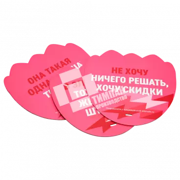 Рекламная продукция (бабл, торец, бабочка, цветок, сердце, подарок, восьмёрка)
