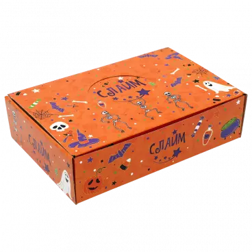 Коробка - шоубокс для слаймов 290х195х75 мм