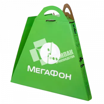 Коробка - картонное сидение «Мегафон»