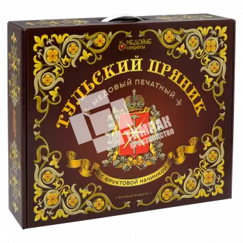 Подарочная коробка под Тульский пряник