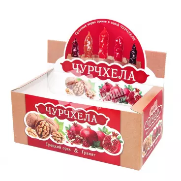 Коробка -шоубокс для снека, чурчхела