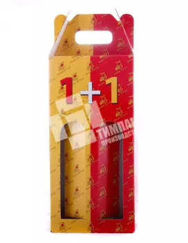 Коробка для двух бутылок вина по 0,7 л