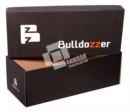 Коробка для обуви из микрогофрокартона «Bulldozzer»
