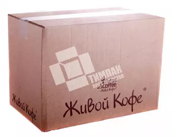 Коробка шоубокс из гофрокартона «Живой Кофе»