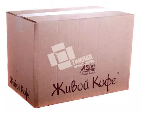 Коробка шоубокс из гофрокартона «Живой Кофе»