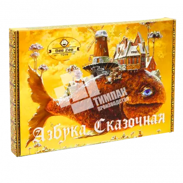 Коробка под обучающую игру азбука