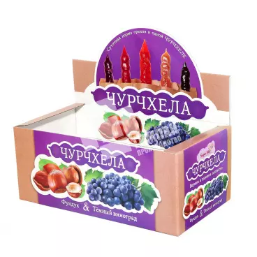 Коробка -шоубокс для снека, чурчхела