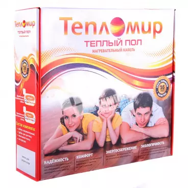Кашированная коробка для теплых полов с офсетной печатью