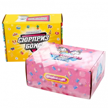 Коробка сюрпризбокс под набор для девочек