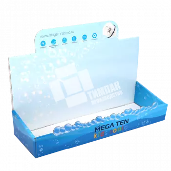 Картонный лоток для электрических зубных щёток mega ten