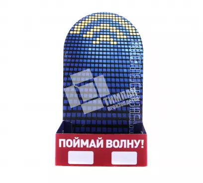Лоток – шоубокс для двух банок пива
